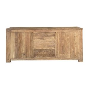 Buffet console rustic dari kayu jati alami buatan Permata Furni